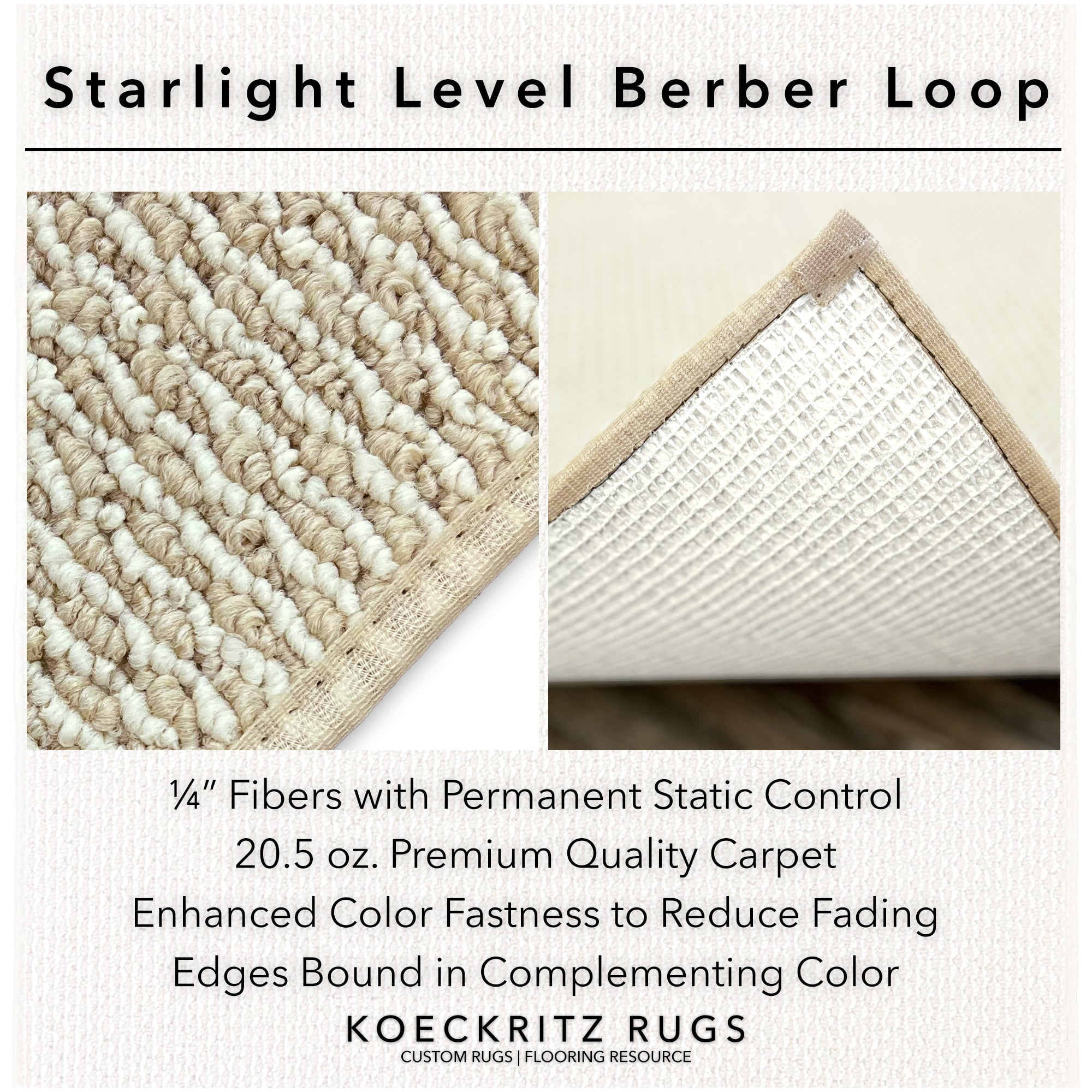 Koeckritz Rugs Starlight Collection 100% BCF Olefin Area Rug, Indoor, Day Glow, 4'x4'