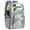 Gray, variant on Sanmadrola Clear Backpack for School Backpack Heavy Duty PVC Transparent Bookbag Stadium Approved See Through Backpack 17'' Black