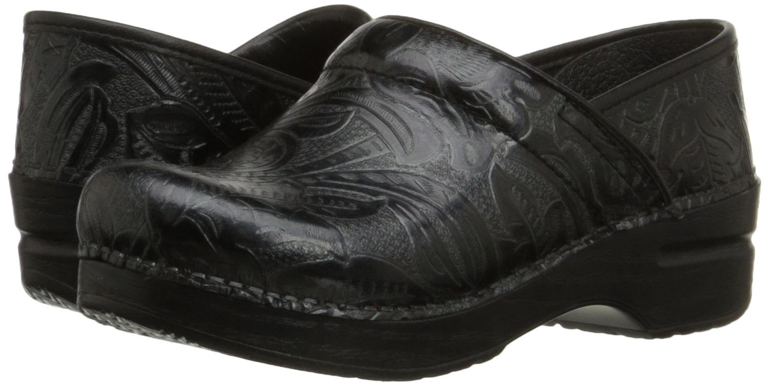 Dansko Professional Clogs Black Tooled 