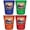 Multicolor (4-Pack), variant on Copper Mountains Colorado Design A Souvenir Full Color 2 oz Round Shot Glass Blue