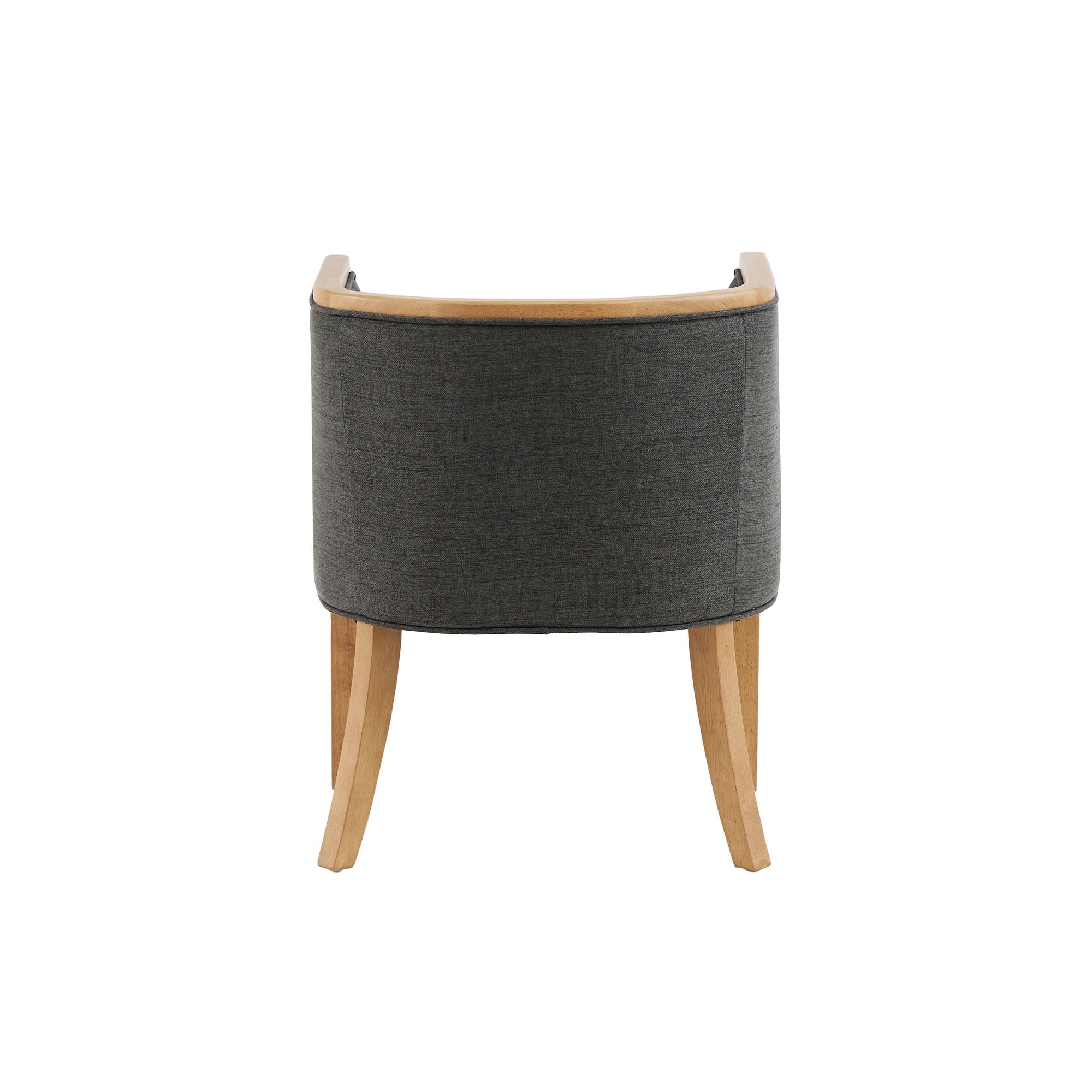 My Texas House Raveena Upholstered Accent Chair, Charcoal