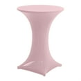 thumbnail image 2 of Cocktail Round Table Cover, Cocktail Table Covers Stretch Spandex Cocktail Table Cover Cloth for Wedding Outdoor Party (23" Diameter x 42" Height), 2 of 8
