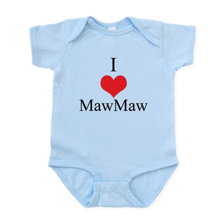 

CafePress - I Love (Heart) Maw Maw Infant Bodysuit - Baby Light Bodysuit
