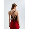 thumbnail image 4 of Spaghetti Strap Cami Top with a Back Detail, 4 of 4