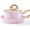 3pcs Pink, variant on Ceramic Nonstick Cookware Set, 12-Piece Pots and Pans with Utensils and Lids, PFAS-Free Healthy Kitchen Cooking Set in Pink
