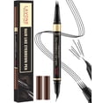 thumbnail image 1 of Lápiz de cejas LAVONE 2 en 1 para microblading, impermeable, negro, 1 of 9