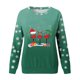 thumbnail image 3 of Gibobby Sudaderas de Navidad para mujer Sudadera con cuello redondo y estampado navideño para mujer, sudadera con capucha holgada informal de manga larga(Verde,G), 3 of 4