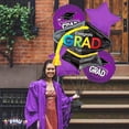 thumbnail image 6 of PMU Congrats Grad Cap Balloon Bouquet | Graduation Decoration Mylar Balloons | Graduation Balloons Class of 2024 Decor | Celebrate Success with Vibrant Graduation Balloons | Purple (5/Pkg) Pkg/1, 6 of 7