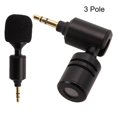 thumbnail image 2 of Mosiee Flexible Mini Microphone Straight 3.5Mm 2/3/4Pole Wireless Microphone Connector Mic For Live Broadcast Speech Report Interview, 2 of 8