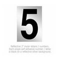 thumbnail image 1 of SalsburyIndustries 1215-5 3 in. Reflective Number - 5, 1 of 2