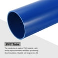 thumbnail image 4 of Uxcell Rigid Round Pipe 101.6mm(4 inch) ID 110mm OD 330mm Blue High Impact for Water Pipe Crafts Cable Sleeves, 4 of 6