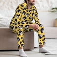 thumbnail image 7 of Daiia mouse live in cheese home for Men's Long-Sleeved Pajama Set – Soft & Comfortable Sleepwear Button-Up Pajamas Cozy Lounge Wear-X-Large, 7 of 7