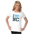 thumbnail image 3 of North Carolina Good Luck Pig Cute Womens Fitted Plus Size Graphic Tee Brisco Brands 2X, 3 of 5