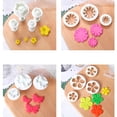 thumbnail image 4 of 33 Piece Polymer Clay Fondant Cake Cookie Plunger Cutter Leaf Butterfly Heart Flower Shape Decorating Embossing Mold DIY Tools, 4 of 7