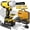 Yellow, variant on RELOIVE Cordless Impact Wrench 1/2", 553ft-lbs (750N.m) High Torque Impact Wrench with 2x 4.0Ah Batteries Brushless Motor Electric Impact Gun Impact Driver for Car Home