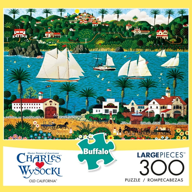 Buffalo Games Charles Wysocki Old California 300 Pieces Jigsaw Puzzle