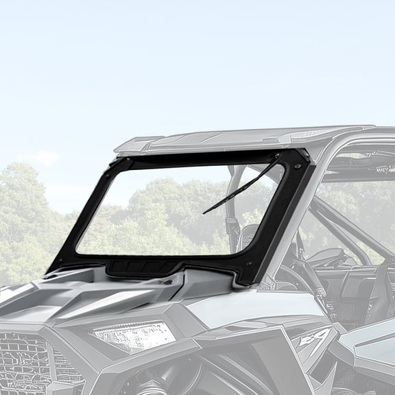 Glass Front Full Windshield For 2019-2023 Polaris RZR XP/ XP4 1000 Black