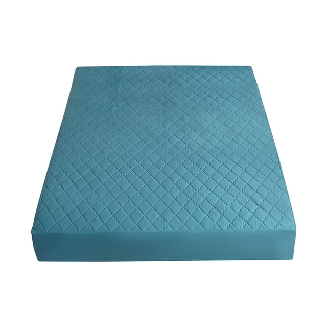 Sábana bajera ajustable con bolsillo, protector de colchón acolchado tipo algodón, sábana inferior elástica antideslizante, protector de colchón cálido y transpirable para uso en invierno en el