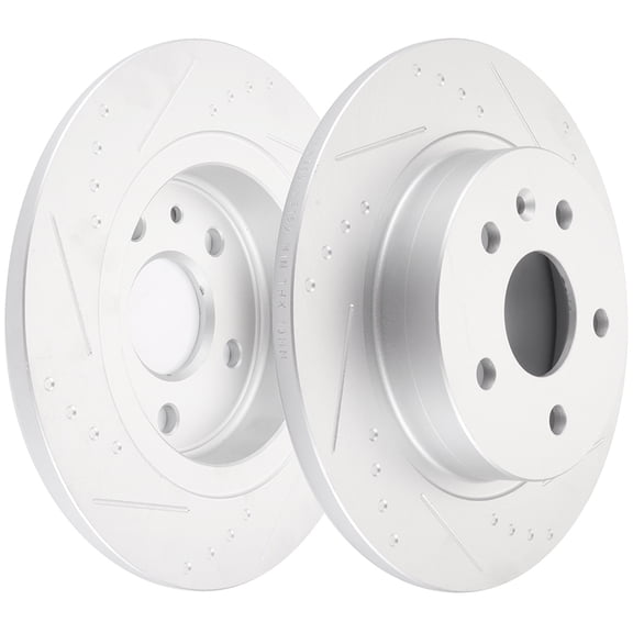 CCIYU Premium Performance Rear Brake Rotor fit for 13-18 for Buick Encore,11-16 for Chevy Cruze,16 for Chevy Cruze Limited,12-18 for Chevy Sonic,15- for Chevy Trax