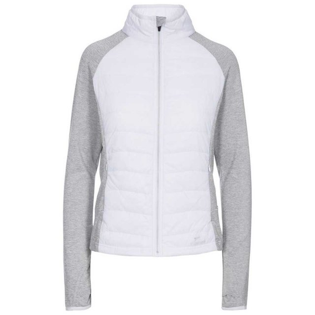 Trespass - Chaqueta Acolchada Zorina Activo para Mujer (Blanco, Gris)