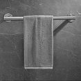 thumbnail image 4 of Toallero de baño de acero inoxidable, soporte para toallas, toallero de baño de 30 cm, color plateado, 4 of 5