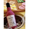 thumbnail image 5 of 1pc Red Wine Bottle Shaped Plush Squeaky Toy For Small Cats And Dogs, Including A Bell And Squeaker Inside, 5 of 5