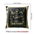 thumbnail image 4 of nygtbtfer Throw Pillow Cover With ,, Pattern Home Decor Pillowcases Square Cushion Cover for Family Friends Birthday Decoration( ) White, 4 of 7