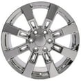 thumbnail image 2 of OE Wheels CA82 20 Inch Rims and Tires Fit Escalade Style 6x139.7 20x8.5 Chrome - Hollander 5409 - Dueler H/L Alenza 275/55-20 (Set of 4), 2 of 5
