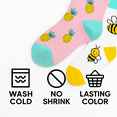 thumbnail image 3 of Funny Socks for Men Women, 6 Pairs Colorful Crew Socks Gift Pack, Cotton Blend, Unisex - Style 6, 3 of 13