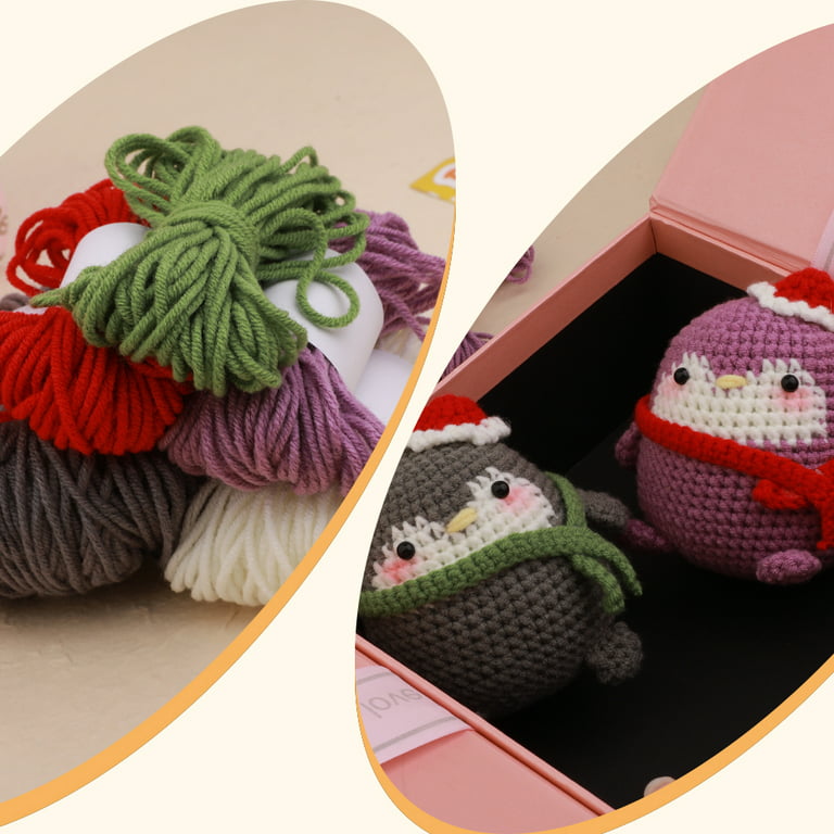  Beginners Crochet Kit for Penguin (Plus Size), Easier Crochet Amigurumi  Kit with Instructions & Easy Peasy Yarn, Crochet Set for Complete Beginners  Crochet Starter Pack Full Crochet Accessories