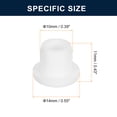 thumbnail image 3 of Unique Bargains 30 Pieces White Plug Holes, Waterproof Rubber Button Plug for 9mm/0.35' Hole, 3 of 6