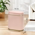 thumbnail image 2 of Bote de basura con sensor de movimiento para baño con tapa, cubo de basura automático de 7.5 litros, basurero delgado impermeable de plástico, decoración de baño para dormitorio, oficina, 2 of 4