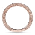 thumbnail image 3 of Pompeii 14k Pink Rose Gold 7/8ct Black & White Diamond Wedding Ring (G/H,I1), 3 of 3