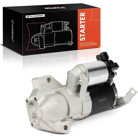 A-Premium Starter Motor Compatible with Honda Odyssey 2007 2008 2009 2010 3.5L, 12V 1.6KW 19-Teeth Counterclockwise, Replace# M000T15771ZC, 31200RGLA02