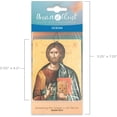 thumbnail image 5 of The scent of Christ, 3-pack mix Catholic, religious icons, hanging car air freshener, 3 scents with saint image art, inspirational car rearview mirror accessories, fun deodorizer for cars, homes, clo, 5 of 5
