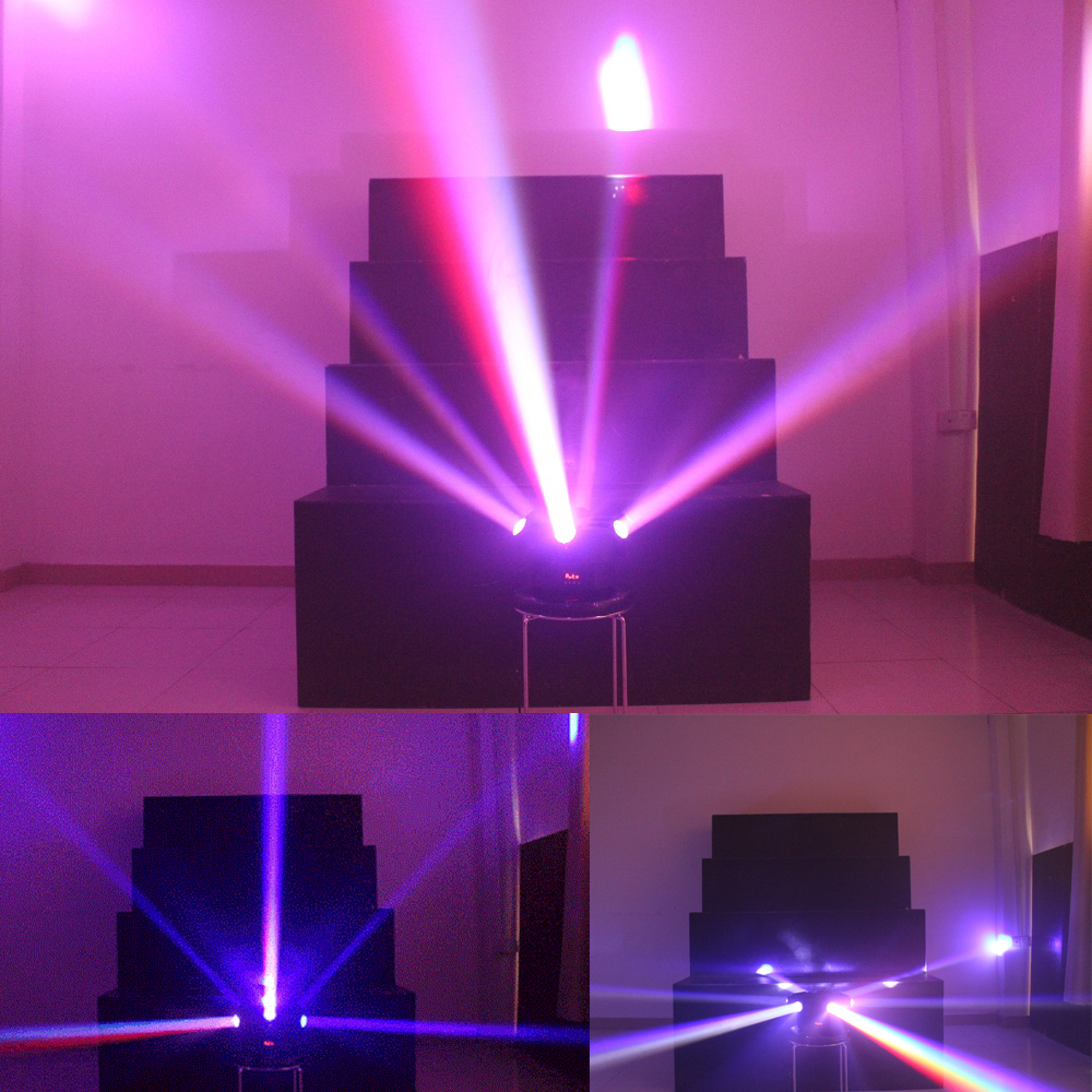 6 Head Smart Beam Moving Head Light RGBW 6X10W DMX Stage Lighting Music Party Disco Dj Led Professional Light 1pcs/pack