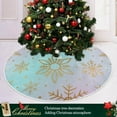 thumbnail image 6 of GZHJMY Christmas Christmas Tree Skirt Home Decoration Large Round Christmas Tree Skirt for Holiday Party Home Christmas Day Ornaments, 35.4", 6 of 6