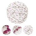 thumbnail image 3 of Unique Bargains Women Double Layer Large Dots Shower Cap 1 Pc Beige, 3 of 3
