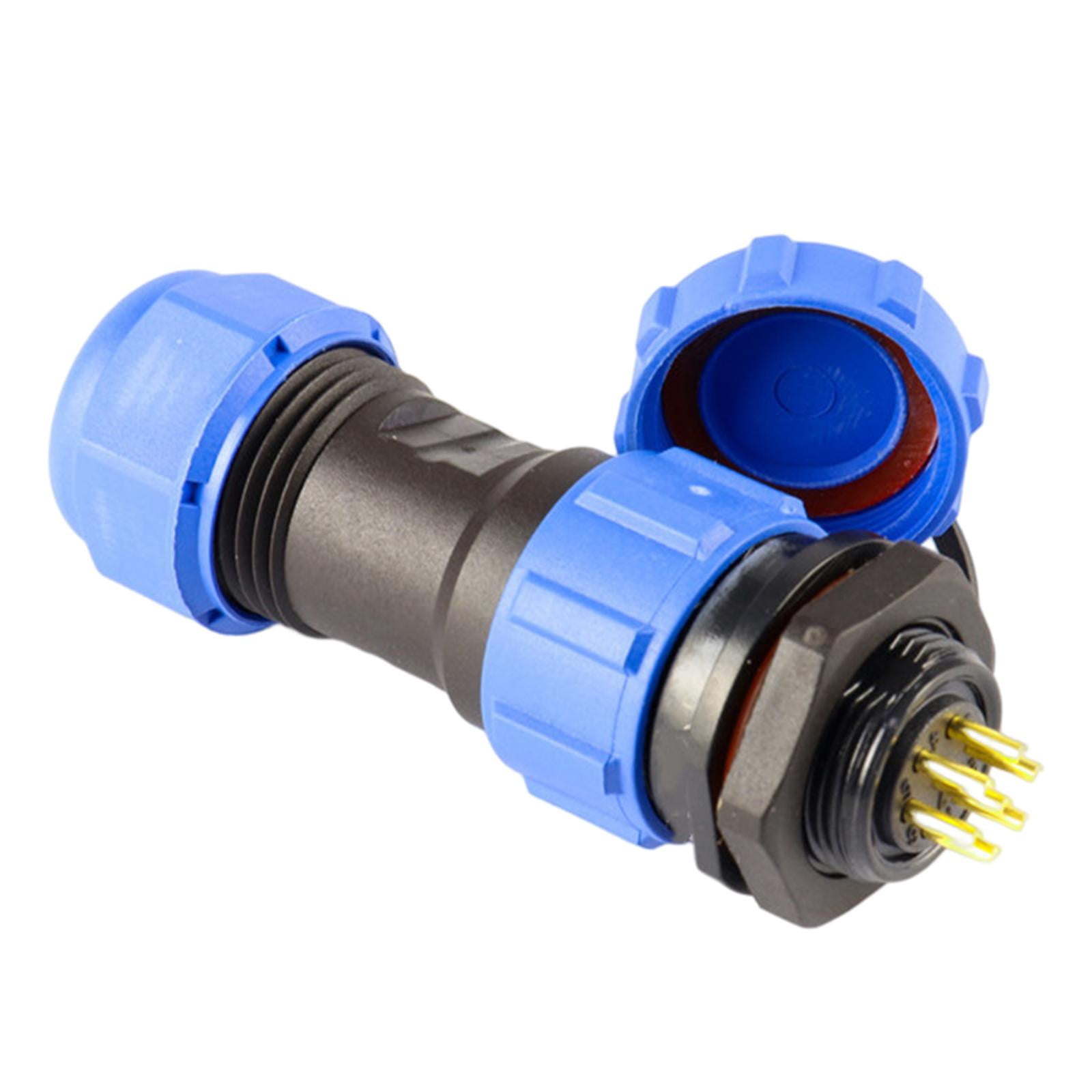 Conector Industrial Rectangular HE-06 – 16A/500V, 6 Pines, Carcasa De Aleación, Conexión Por Tornillo, Línea Superior Y Salida Lateral