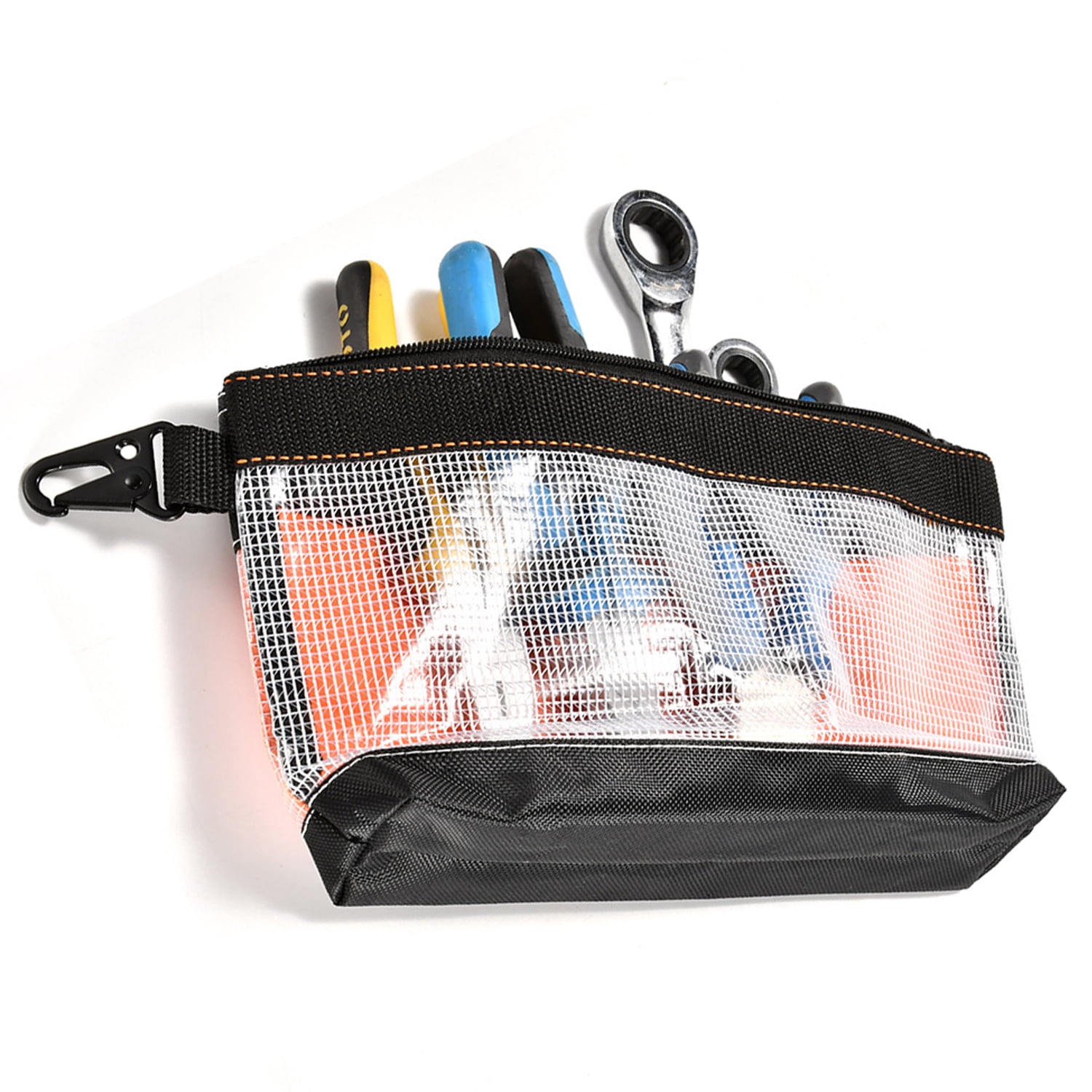 Zipper Clear Tool Pouch Small Tool Bag Multi-purpose Organizer Waterproof Pack Of 4pcs