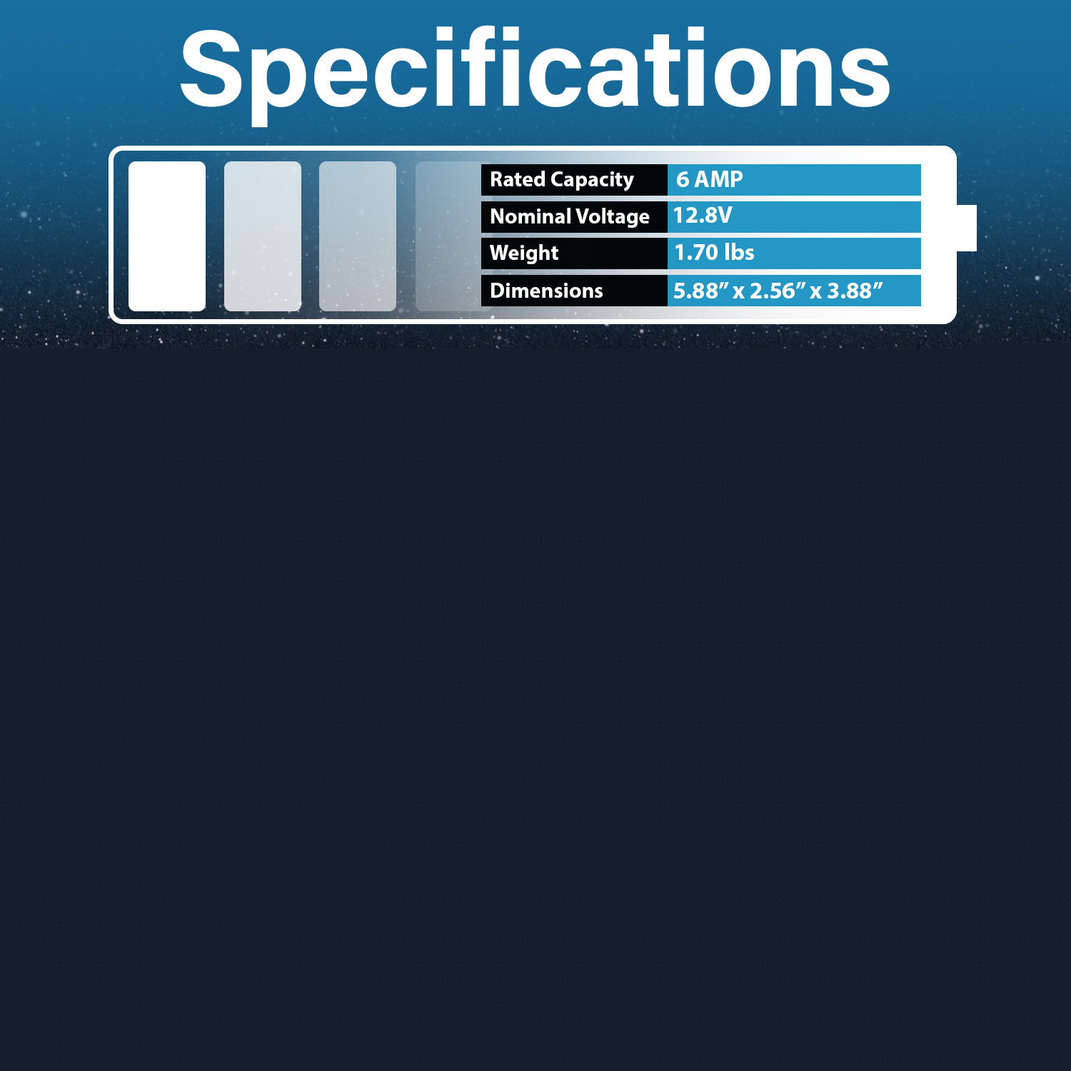 thumbnail image 5 of 12V 7AH Lithium Replacement Battery for Marcum VX-1Pro, 5 of 11