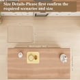 thumbnail image 3 of LOKHOM 2'x3' Cotton Woven Kitchen Rug, Non Slip Washable Front Doormat, Indoor Door Mat for Front Porch Kitchen Bedroom, Beige White, 3 of 7