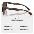 thumbnail image 4 of Ray-Ban RB2389 BALORETTE POLARIZED Square-Round Shaped Sunglasses for Men & Women - Includes Official Rayban Eyewear Kit - Ideal Formal & Casual Wear Sunglasses - B-15 Brown Lens, 4 of 6