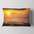 thumbnail image 2 of Designart Beautiful African Rocky Coast - Oversized Beach Throw Pillow - 12x20, 2 of 5