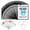Black, variant on BrilhoGlee 30 Pack Dry Erase Pockets Reusable, 10 x 14 Inch Plastic Sleeves Sheet Protectors with 3 Rings, Ticket Holders, Teacher School Classroom Supplies, 10 Assorted Colors