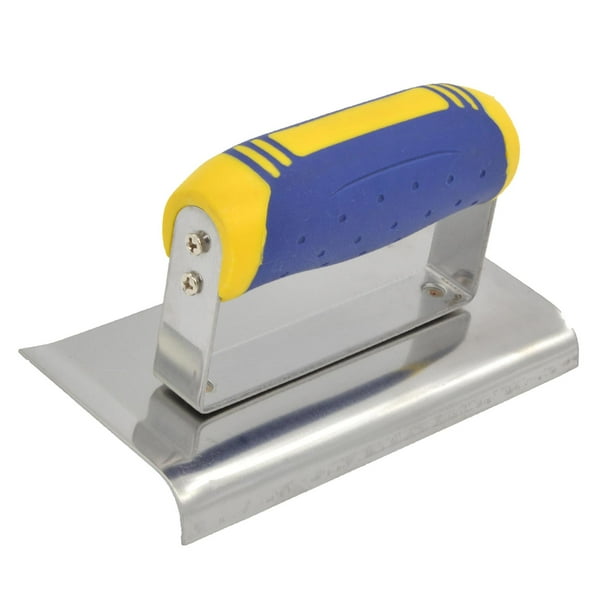 Paleta de Esquina para Paneles de Yeso, Herramienta de Enyesado, Mango de Goma para Estuco, Cemento, Hormigón, Albañilería, Trabajo de Acabado de Esqu