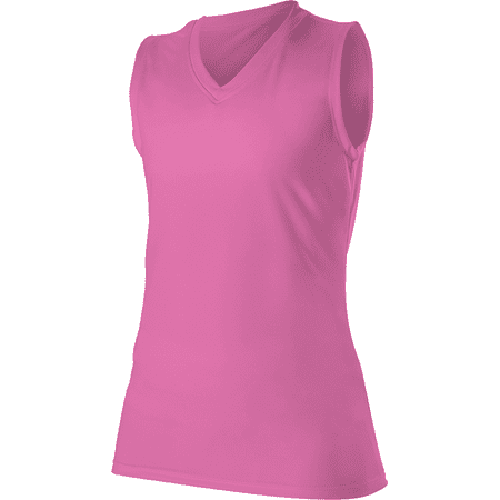 Sleeveless 2 Button Softball Jersey - Alleson Women's Sleeveless Softball Jersey