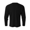 thumbnail image 5 of VJATTWR Men's Long Sleeve T-Shirt, Comfortable Crew Neck Bulk Tee, Heavy S, 5 of 5