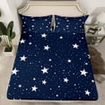 thumbnail image 2 of Feelyou Cartoon Stars Print Twin Sheet Sets, Teen Kid Boy Girl Bedding, 3pcs, 2 of 7