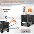 thumbnail image 4 of Carrito Utilitario Plegable AMNOW 146x45x96 cm Capacidad 72 kg, 4 of 8